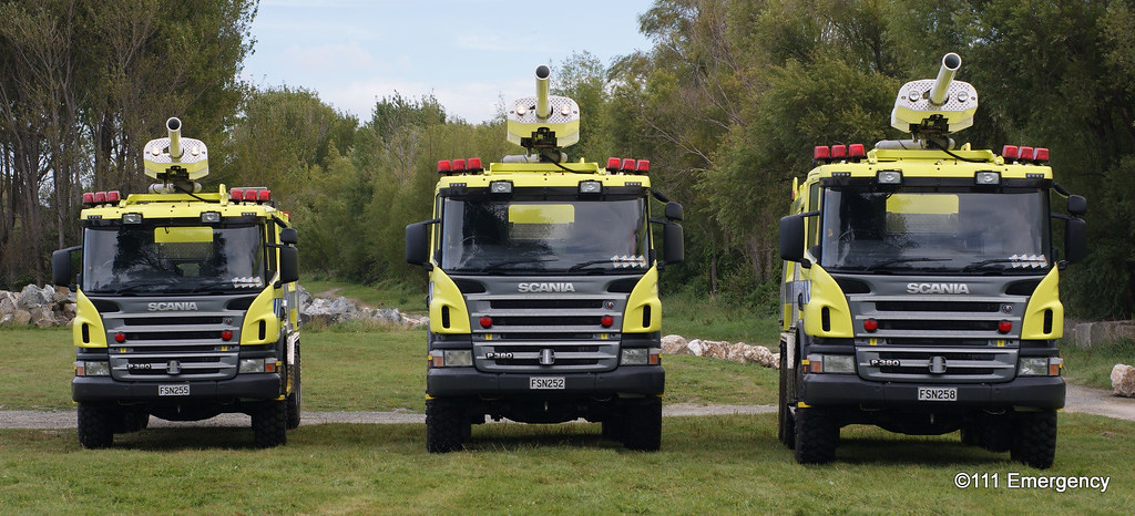 Rnzaf Fire Rescue RNZAF Scania Fire Appliances | Built by Fraser Fire & Rescue… | Flickr