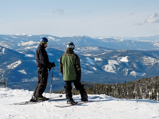 A Fine Day at the Top of Montana Snowbowl