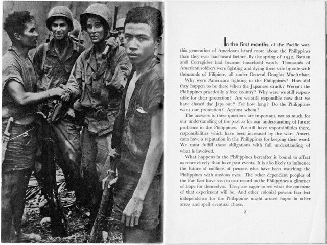 Page 1,  ‘What Lies Ahead for the Philippines’ April 17, 1945