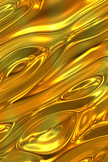 iPhone Background - Liquid Brass | by Patrick Hoesly