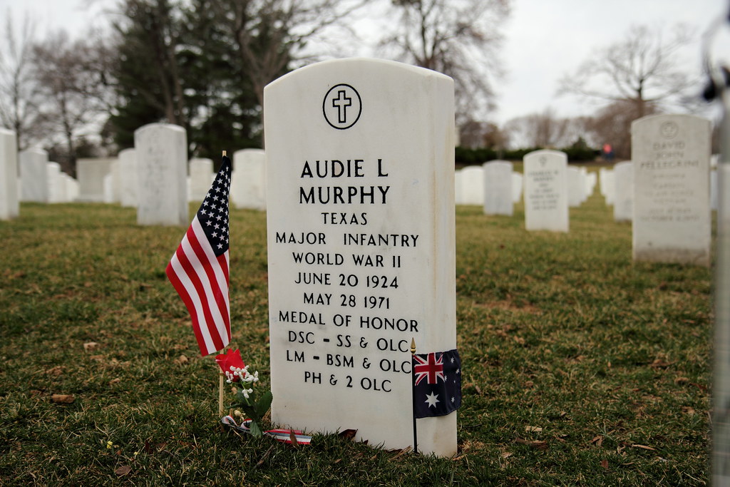 Audie Murphy Gravesite | Burial site in Arlington National C… | Flickr