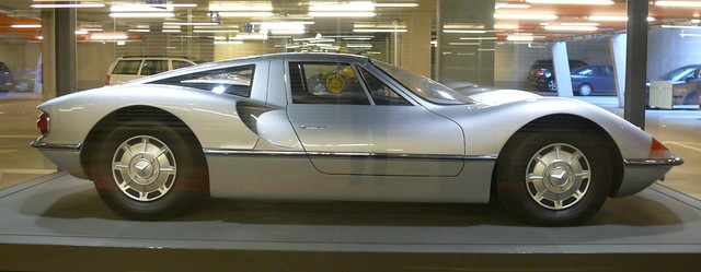 Mercedes SLX 1965 Design Study Prototyp silver r