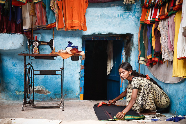 Seamstress - Hampi, India, 2010