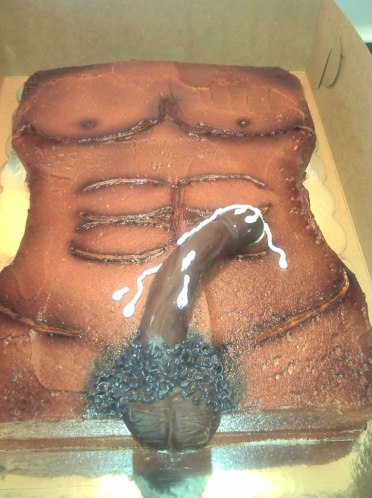 Adult Male Anatomy Cake.