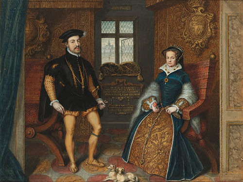 Queen Mary I and Philip of Spain, attributed to George Perfect Harding