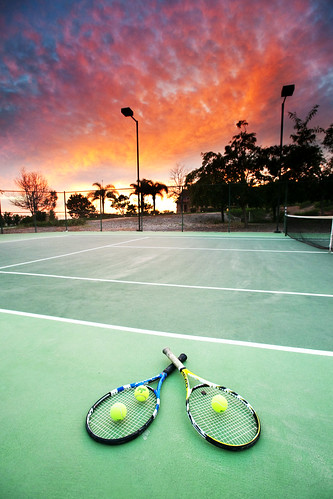 sunset green clouds tennis filters camarillo tenniscourt tennisballs raquet nothdr redhousemilligan