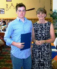 Sandstoner Foundation award presentation at Potsdam Central School