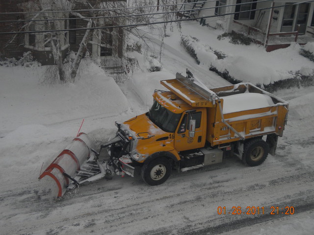 Waltham DPW Snow Plow