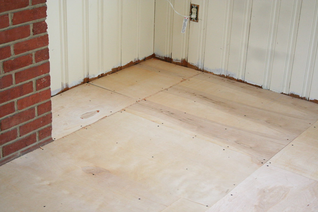 Sunporch Floor Luan Plywood Done Sunporch Floor Luan P Flickr