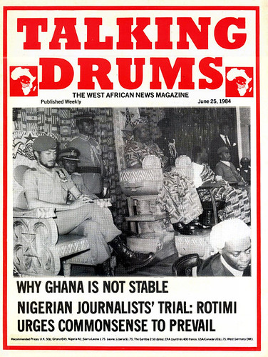 talking drums 1984-06-25 why Ghana is not stable - Nigerian journalist's trial Rotimi