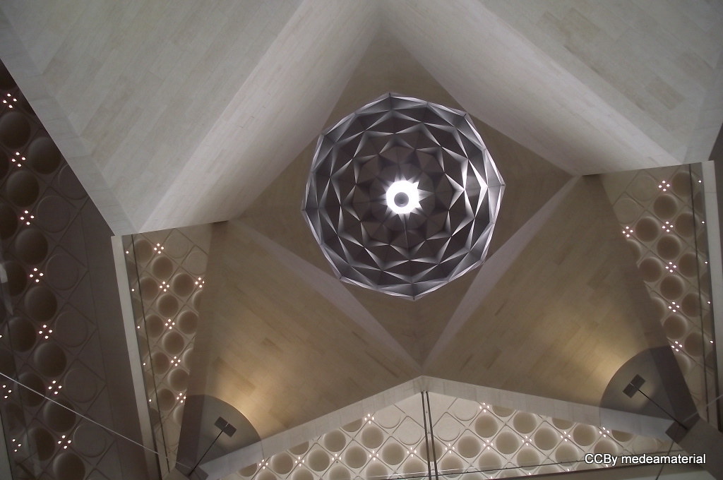 techo museo de arte islámico por IMPei