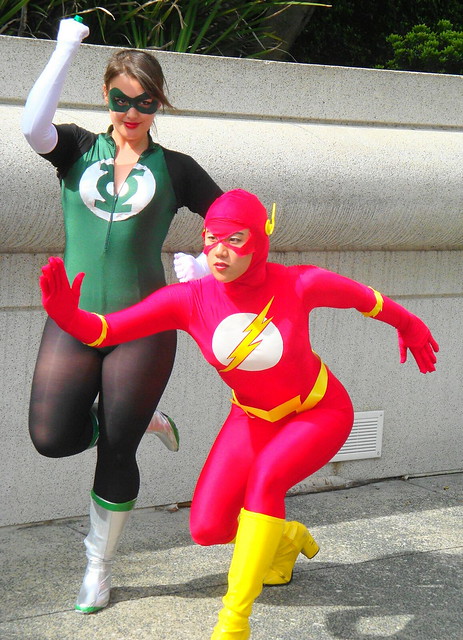 flash and green lantern