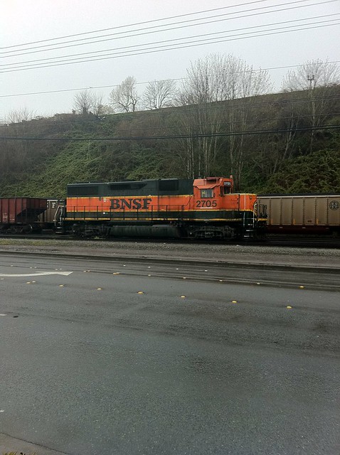 BSNF train in Everett