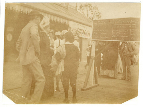 Manly Ferry Wharf from Sydney, ca. 1885-1890 / photographed by Arthur K. Syer | by State Library of NSW