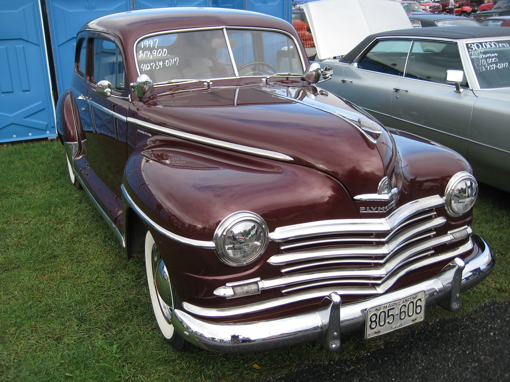 a 1947 Plymouth  Cars seen at Fall Carlisle in 2010.  JOHN LLOYD  Flickr