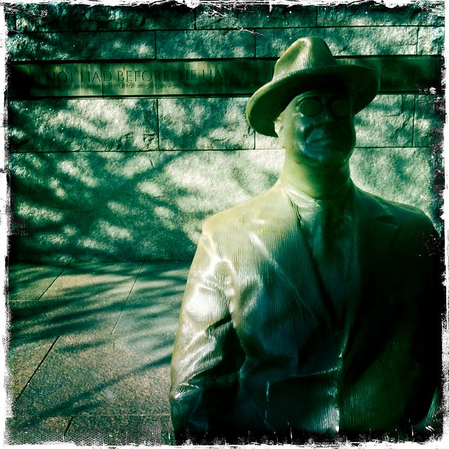 Franklin Delano Roosevelt Statue, FDR Memorial, Washington DC, USA