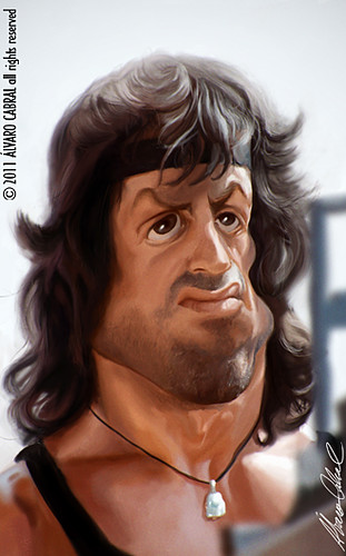 Rambo 2 caricatura
