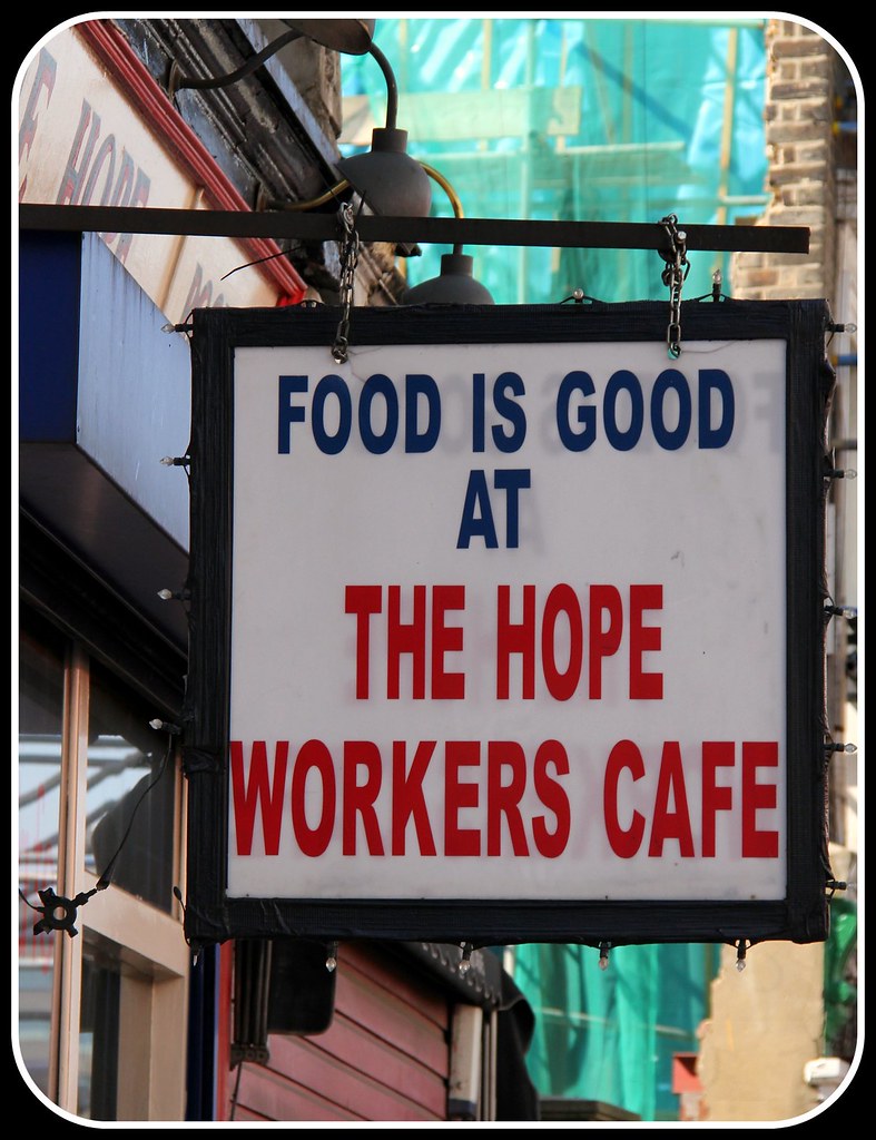 The Hope Workers (sic) Café, Islington
