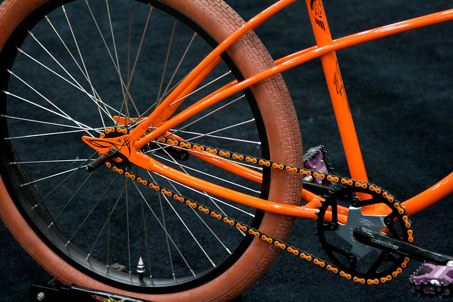 Orange Bike Chain