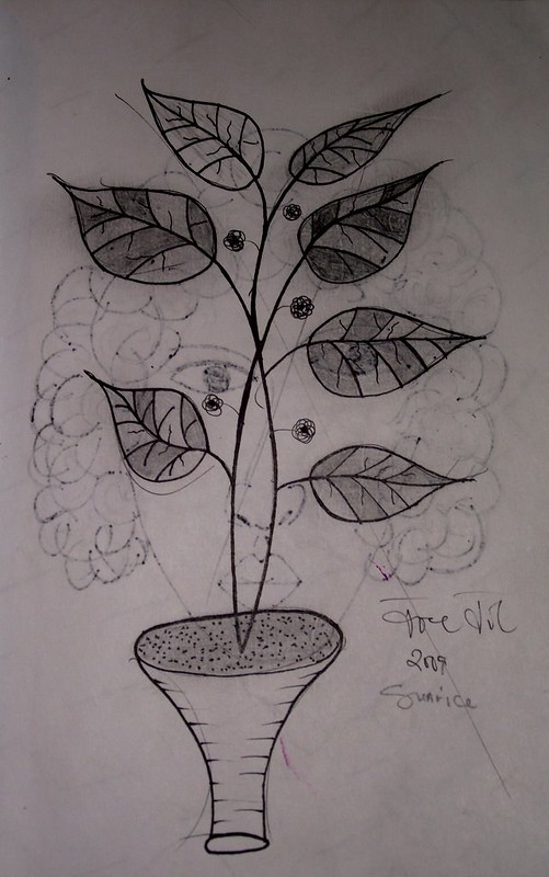 Learn to Draw a Flower Pot Easy Artwork Tutorial For Kids - Kids Art & Craft-saigonsouth.com.vn