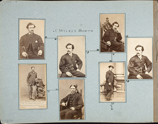 Portraits of John Wilkes Booth and Boston Corbett