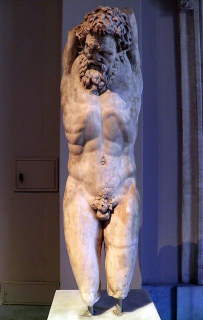 Statue of Marsyas under Apollo's punishment, Roman Period - Copy of a original from the 3rd century BC, Istanbul Archaeology Museum
