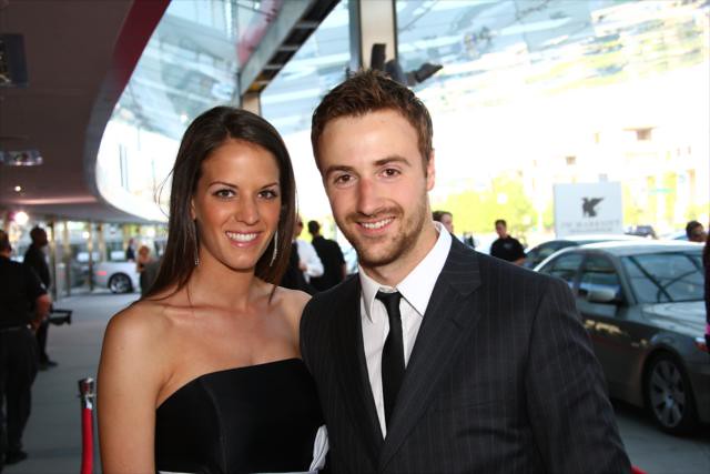 James Hinchcliffe & his date Melissa | Indianapolis Motor Speedway | Flickr