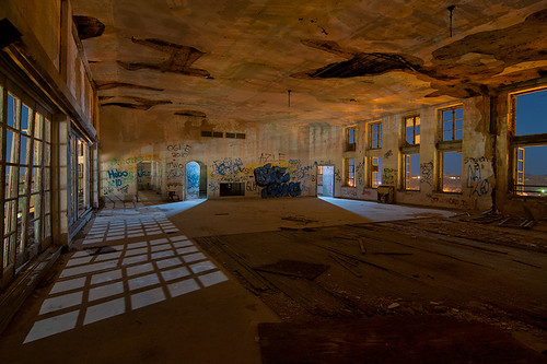 abandoned night hotel texas baker wells ballroom mineral