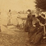 (animated stereo) Croquet in the Gilded Age, 1885