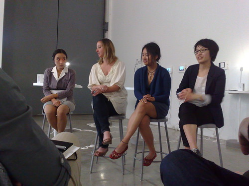 Thesis review discussion at Art Center MDP