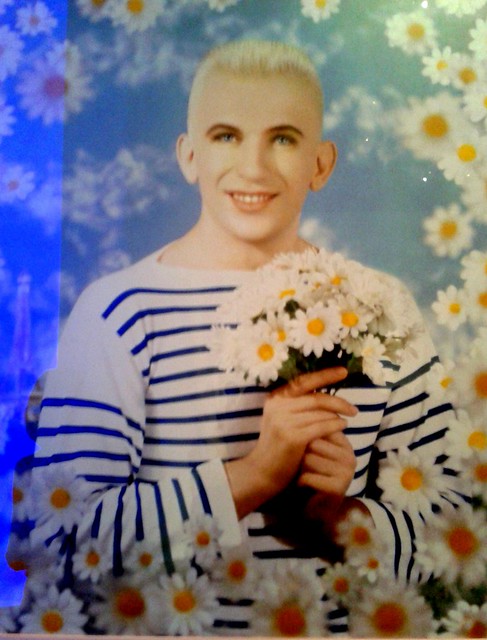 Portrait of young Jean-Paul Gaultier by Pierre & Gilles