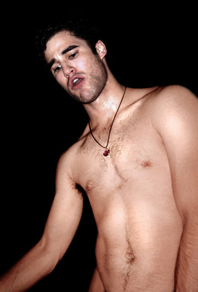 Darren Criss shirtless Glee Blaine.
