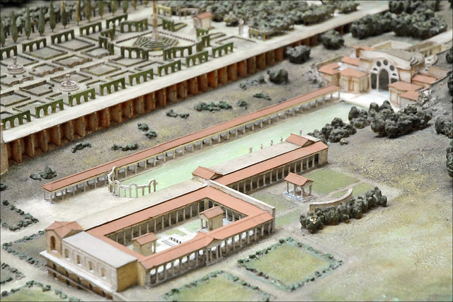 Maquette de la Villa d'Hadrien (Rome)