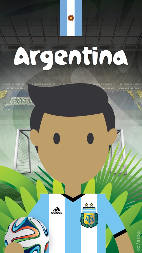 Argentina // Football World Cup iPhone Wallpaper | Splash th… | Flickr
