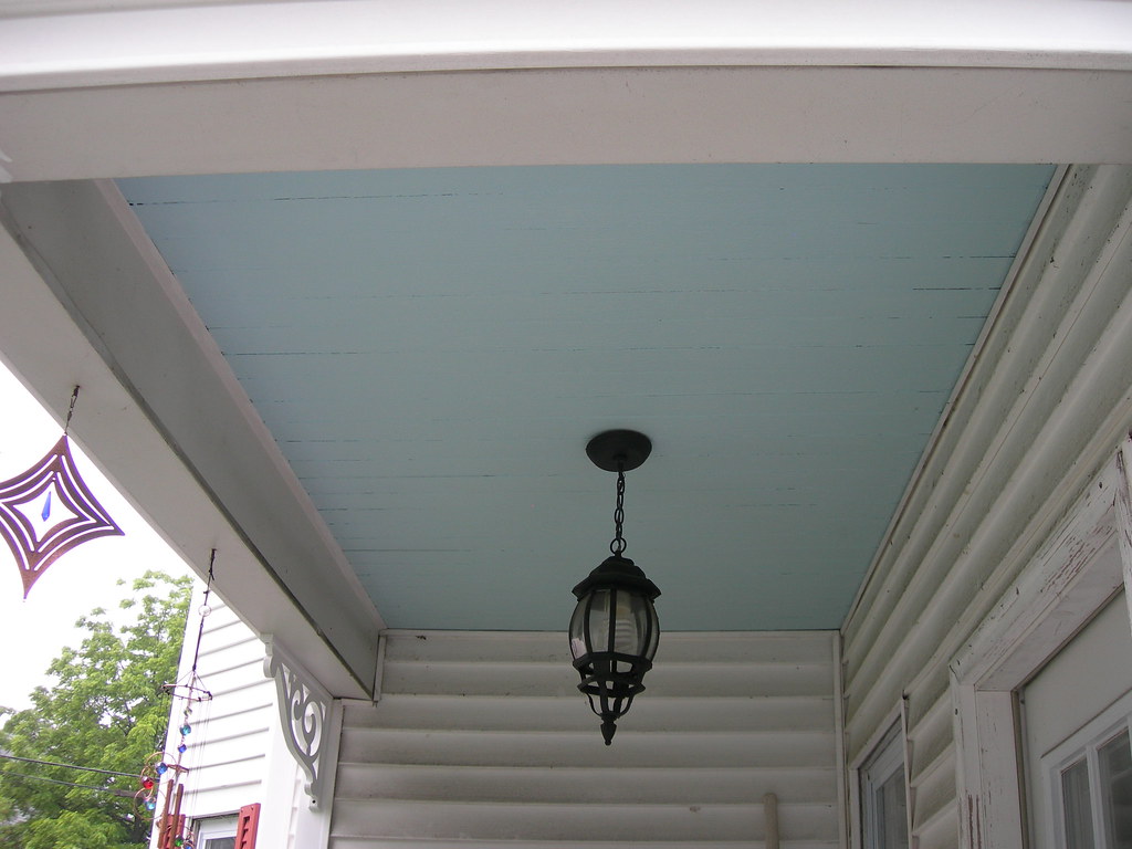 Haint Blue Victorian Porch Ceiling Haint Blue Victorian Po Flickr