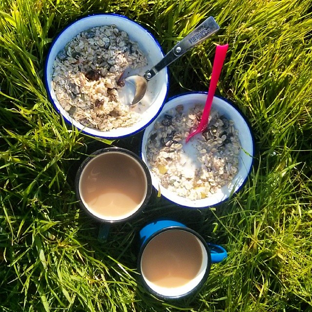 Picnic breakfast, Ashton Court #bristol