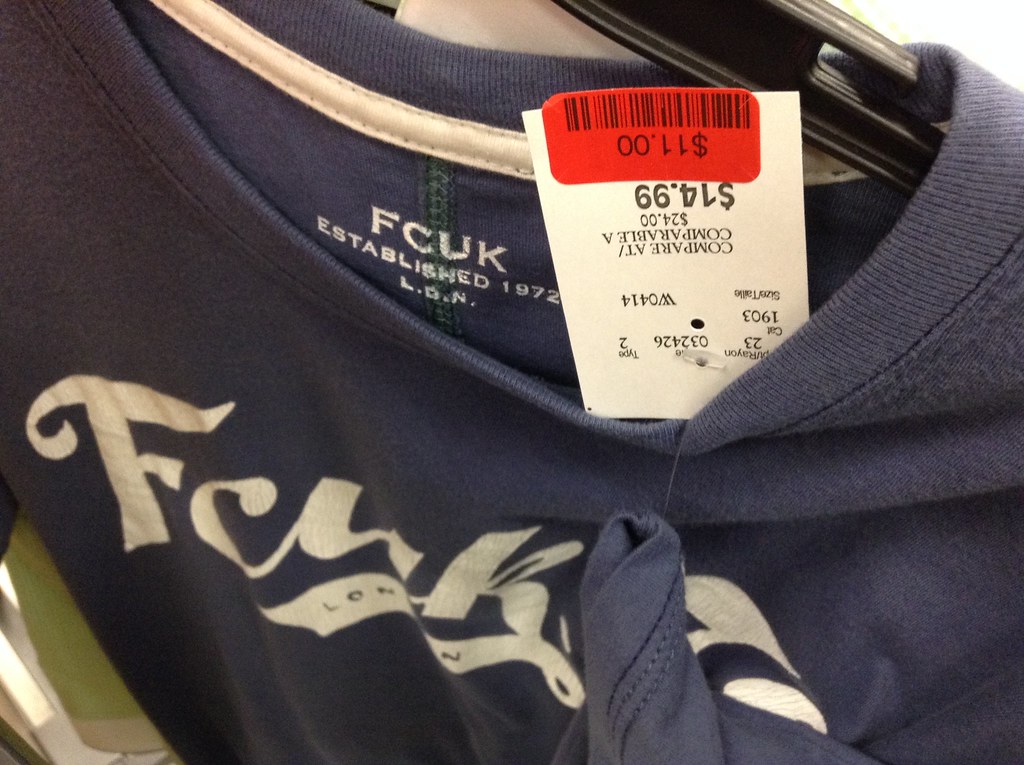 FCUK t-shirt $11 | Journey.ca | Flickr