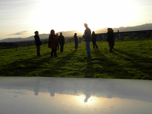 sunset newzealand selfportrait reflection self shadows meetup solstice sp 365 jacqi wairarapa overthehill year4 gueststars 365days tobeblogged stonehengeaotearoa create365 morethan365 wellingtonwonders 365of2011
