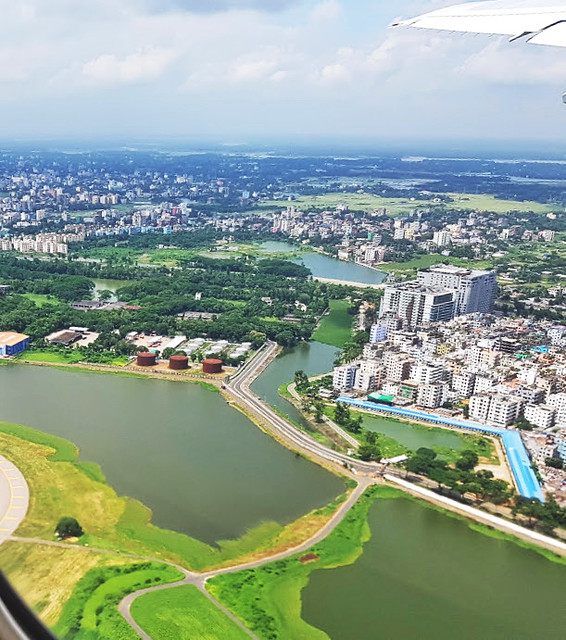 Dhaka from sky