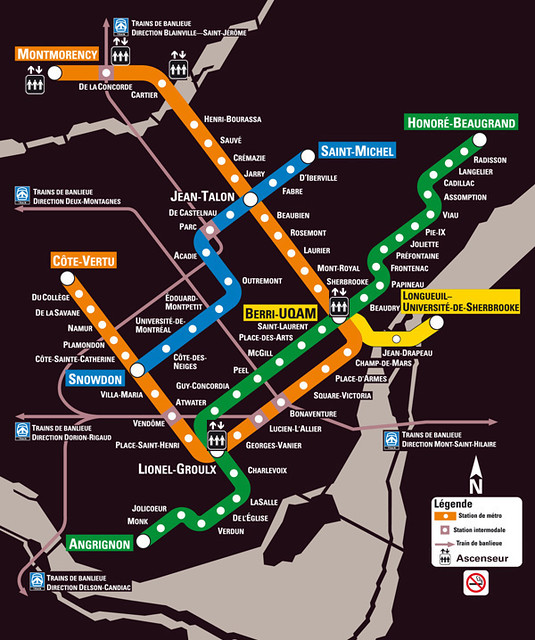 montreal-metro-map | Montreal Tourist Guide | Flickr