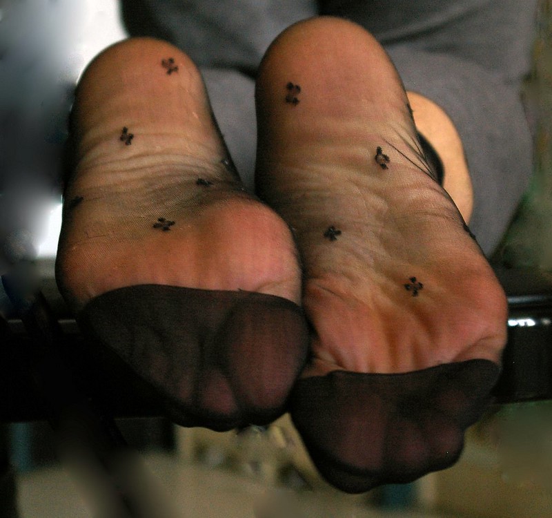 Feet In Nylons