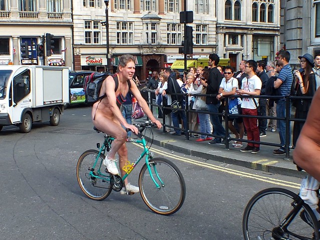 London Naked Bike Ride 2014