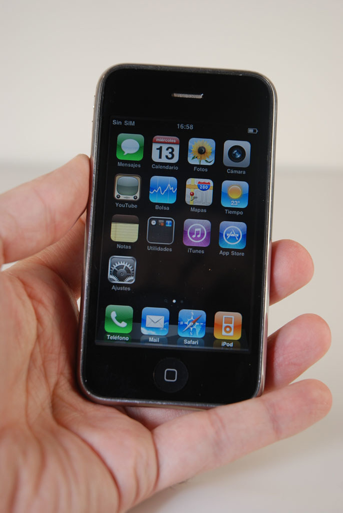 Apple Iphone 3G 16Gb negro detalle parte frontal 2 Flickr