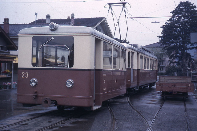 JHM-1965-0142 - Aigle, train à crémaillère de Leysin