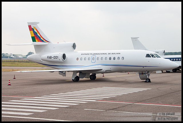 FAB-001 Falcon 900 Bolivia Air Force / Government EHEH - Eindhoven Airport 2012/06/12