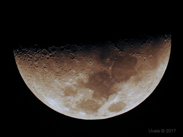 The Moon - A few minutes ago in Riyadh