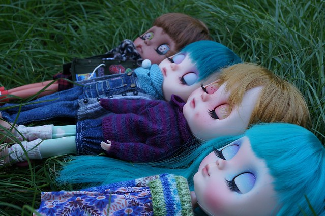It's so good to take a nap in the grass