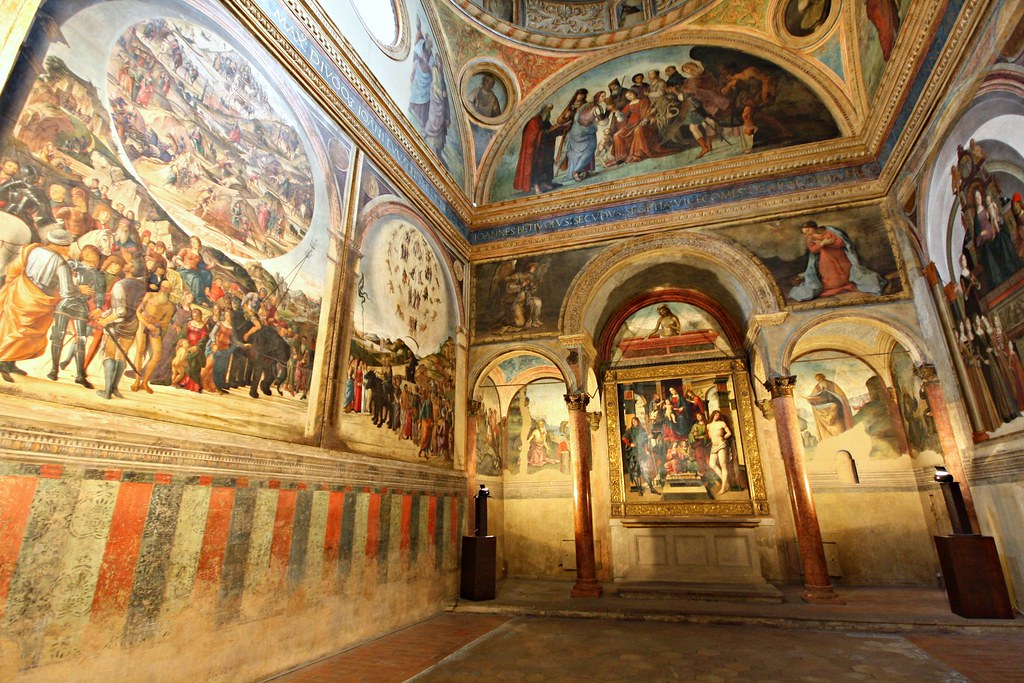 Cappella Bentivoglio, Bologna | Wall paintings by Lorenzo Co… | Flickr