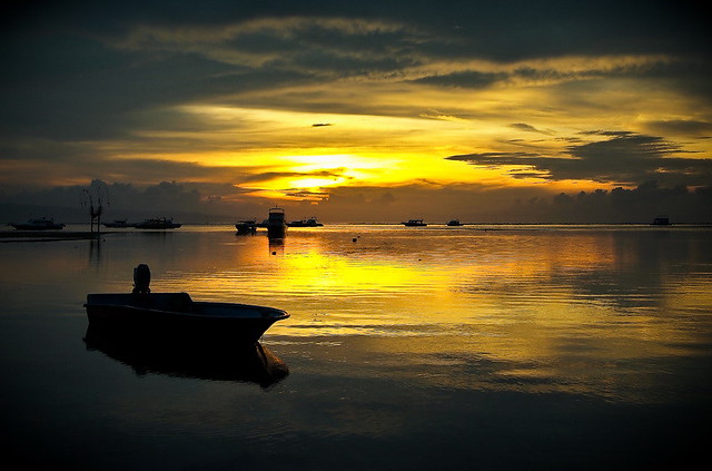 a peaceful morning in Sanur