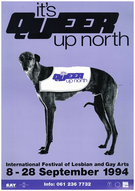 'It's Queer Up North' queerupnorth theatre festival poster, Sep 1994 (GB127.M800/3/3/1/27)